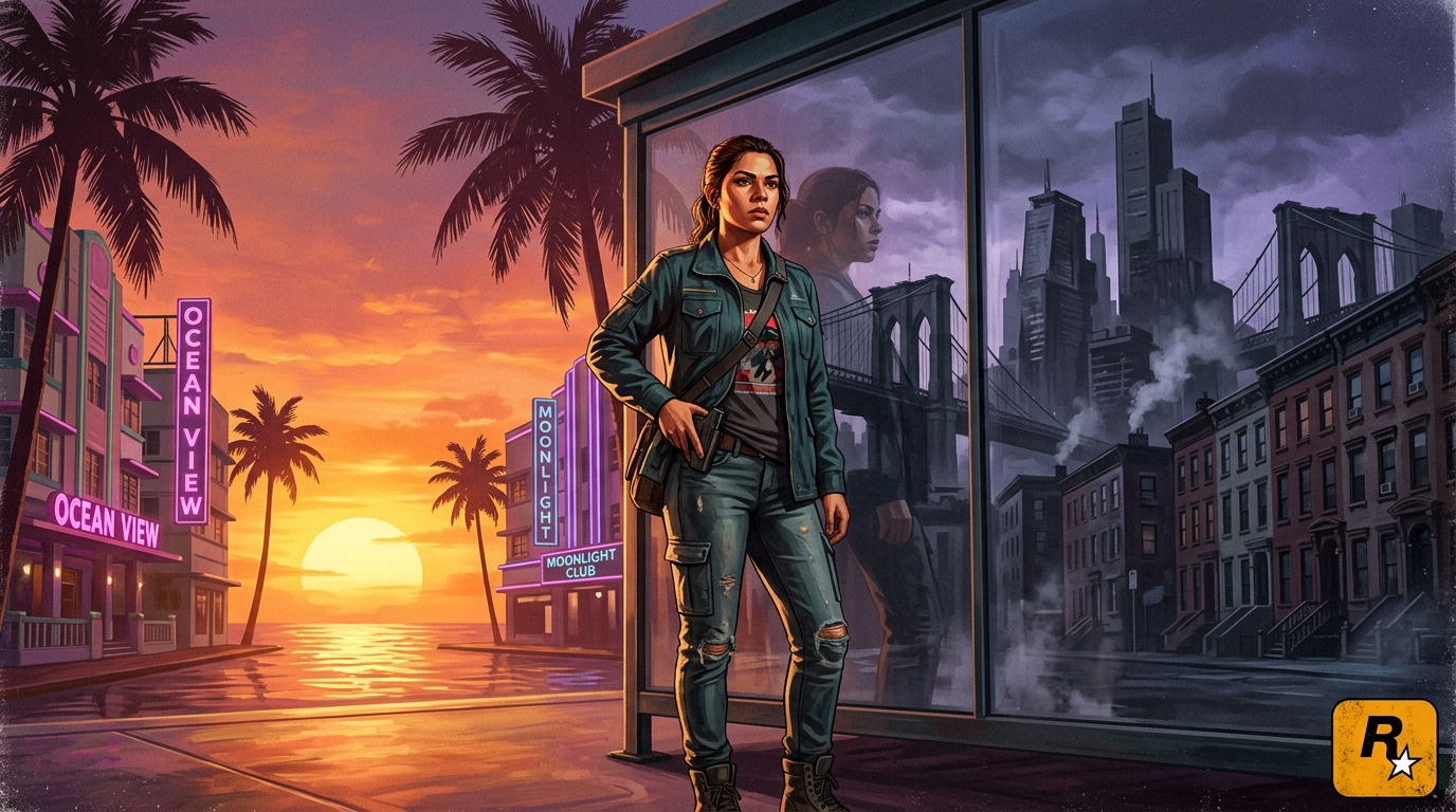 GTA6ルシアの出身地リバティーシティとバイスシティの対比