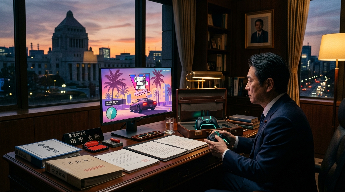 【永田町激震】『GTA6』発売日（11月19日）に「体調不良」でズル休みしそうな日本の政治家たち！？ネットで噂される“疑惑のガチ勢＆迷言枠”総まとめ