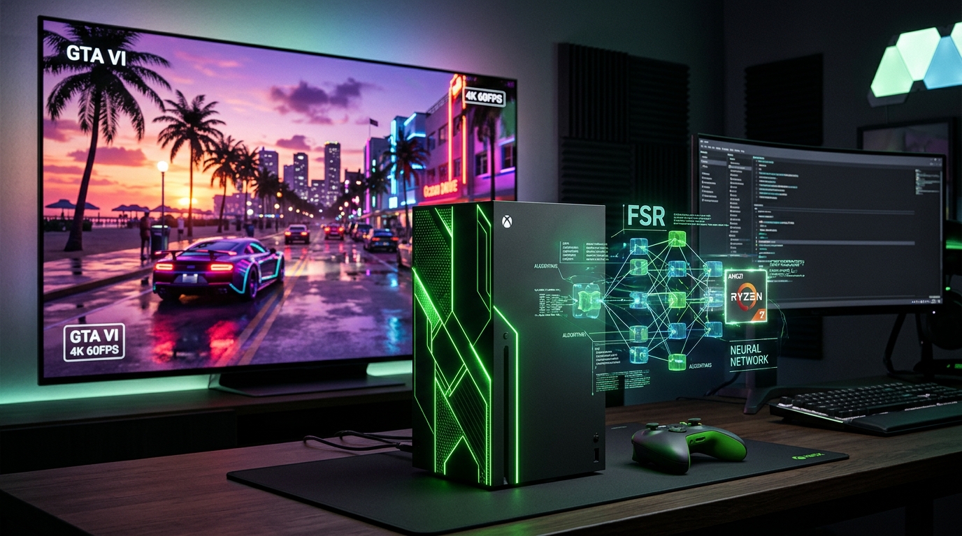 【下克上】「FSR 4.1」搭載でXboxがPS5 Proを喰う！？約12万円を払わずに「高画質60FPS＆完全無規制」で遊ぶ大人のGTA6最強環境